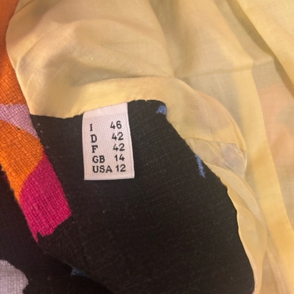 Moschino Jacket | Art Deco Fish Print | Size 12 - Picture 11 of 11